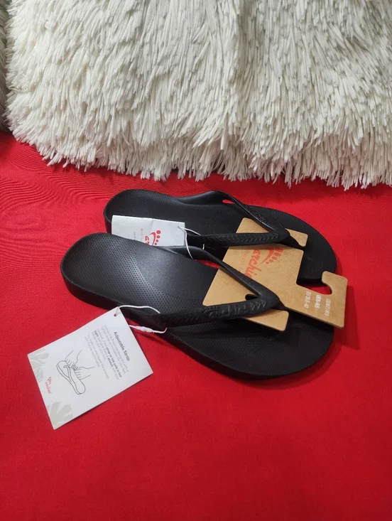 Archies Unisex Support Flip Flops - Picture 2 of 7